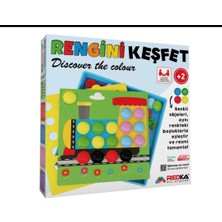 Redka Rengini Keşfet - Eğitici Renk Eşleştirme ve Mozaik Oyun Seti (+2 Yaş)