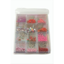 Zero Land Drnds 12 Li Lüks Süsleme Taşı - Pembe