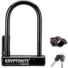 Nuvvo Bisiklet Kilidi Keeper Mini-6 (8, 3X15, 2cm), Siyah, 8, 3 x 15, 2 Cm, 3500450