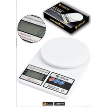 Çaycup Dijital Mutfak Terazisi 1 gr 10 kg Hassas Ölçüm Tartı Hassas Beyaz Renk 40 Adet Terazi ASR8074