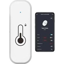 Nuvvo Akıllı Wi-Fi Sıcaklık ve Nem Sensörü, Gerçek Zamanlı Sıcaklık ve Nem Verileri, Yüksek