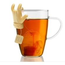 VeraGlobe Buğz 2'li Silikon Tutucu Çay ve Kahve Aksesuar Seti