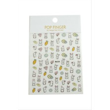 Zero Land Drnds Tşan Huç Tattoo Dövme Sticker - Beyaz