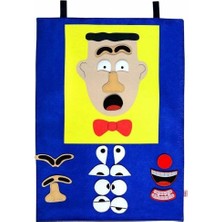 AyrStore Buğz AND-9170 Yüz Ifadeleri -Erkek Cırtlı Pano