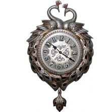 VeraGlobe Buğz Tavuskuşu Duvar Saati Model 3