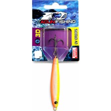 Acun Fishing Metal Olta Kaşığı – Parlak Turuncu Sarı Sahte Balık Yemi