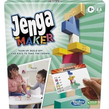 Nuvvo Tekel Jenga Maker, Ahşap Bloklar, Istifleme Kulesi Oyunu, 8 Yaş ve Üzeri Çocuklar Için