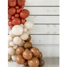 Feyza Design Kahverengi Şişirilebilir Balon Seti - Eğlence Malzemeleri