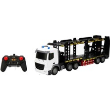 Sunman 1:18 Suncon Sesli ve Işıklı USB Şarjlı Uzaktan Kumandalı Taşıyıcı Kamyon 50 cm 43264 Beyaz Kamyon