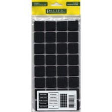 İsmiyle Al Pacific 6025 Bl Yapışkanlı Keçe 25 mm x 25 mm Siyah