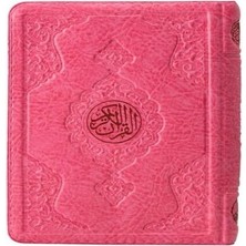 Colezium 2 Renkli Pembe Hafız Boy Kur'an-I Kerim Kılıflı 2 Renkli Kuranı Kerimler