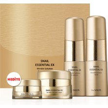 The Saem Snail Essential Ex Wrinkle Solution Skin Care 3 Set / Onarıcı & Kırışıklık Karşıtı Cilt Bakım Seti