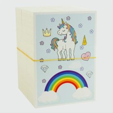 İsmiyle Al 3'lü Unicorn Bileklik Kartı