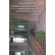 Uzman Güvenlik Filesi 3,5x15 Mt Okul Merdiven Filesi Merdiven Güvenlik Filesi