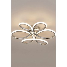 TERRA lighting Moya Model Modern Plafonyer,3 Renk Yanabilen Power LED Avize, Salon Oda Mutfak Hol Avize