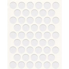 İsmiyle Al Yapışkanlı Vida Tapası (Beyaz) 10 mm