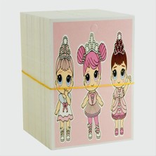 İsmiyle Al 3'lü Kız Çocuk Bileklik Kartı