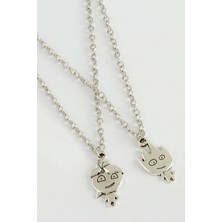 İsmiyle Al Ateş ve Su 2'li Metal Kolye