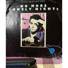 Plakantik Paul Mccartney – No More Lonely Nights 7" Vinyl Single (1984)