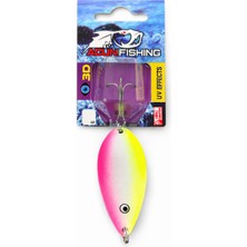 Acun Fishing Metal Olta Kaşığı – Pembe Sarı Beyaz Geçişli Sahte Balık Yemi