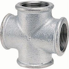 İsmiyle Al 3/4 Galvaniz Istavroz Te (Kuruva)