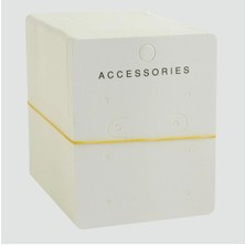 İsmiyle Al 6 Delikli Beyaz Lüx Küpe Kartı