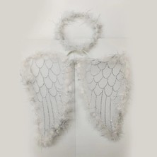 İlk El Grup Melek Kanadı ve Tacı Beyaz Renk