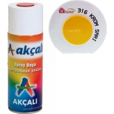 İsmiyle Al Akçalı Sprey Boya 400 ml 316 Krom Sarı