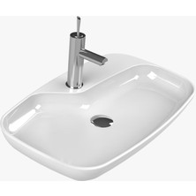 Turkuaz Cerastyle Nova Tezgah Üstü Çanak Lavabo 70*43 cm
