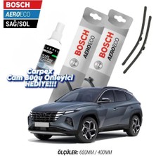 Akscar Bosch Aeroeco Hyundai Tucson Silecek (2021-2025) + Carpex Cam Buğu Giderici Hediye