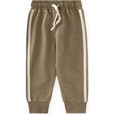 Cigit Şerit Detaylı Eşofman 1-10 Yaş Olive