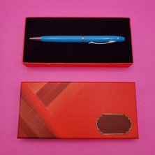 İlk El Grup Kutulu Metal Turkuaz Kalem