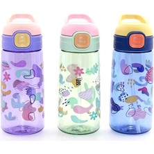 İlk El Grup Renkli Pipetli Suluk 600 ml Bpa Içermez ALK2968
