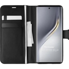 Microsonic Tecno Camon 40 Pro Kılıf Delux Leather Wallet Siyah