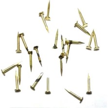 İlk El Grup Klips, Menteşe, Ayağı Çivisi 9mm Çelik - Sarı 10GR