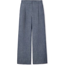 İpekyol Denim görünümlü wide leg pantolon IS1260003251015