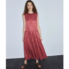 İpekyol Büzgülü midi elbise IS1260002312026