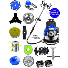 Prowackers German VRX-714 Pro Sırt Tırpan+ Akrobat Çapalama + Toprak Eşeleme 14 Parça Full Setli