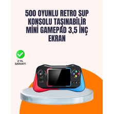 İlk El Grup Geniş Ekranlı 500 Oyunlu Taşınabilir El Konsolu – Her Yerde Kesintisiz Oyun Keyfi