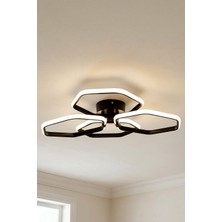 TERRA lighting Slava Model Modern Plafonyer,3 Renk Yanabilen Power LED Avize, Salon Oda Mutfak Hol Avize