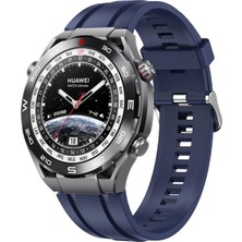 Microsonic Huawei Watch Ultimate 2 Kordon, Silicone Sport Band Lacivert
