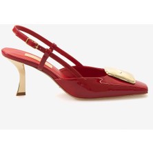 Hawen Angels Kadın Rugan Topuklu 28406