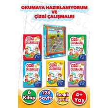 Harika Çocuk Yayınları Okumaya Hazırlanıyorum ve Çizgi Çalışmaları Seti – 6 Kitap 128 Sayfa Okul Öncesi Eğitim Seti 4+ Yaş