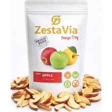 ZestaVia Freeze Dried Çıtır Elma 20G – %100 Doğal Katkısız Dondurularak Kurutulmuş Elma Cipsi