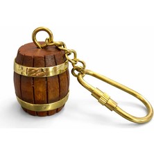 İlk El Grup Pirinç Fıçı Anahtarlık