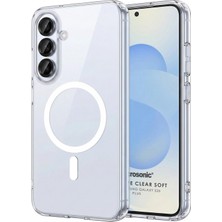 Microsonic Samsung Galaxy S26 Plus Kılıf Magsafe Clear Sararmaz Şeffaf