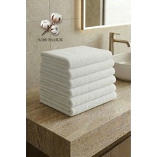 Qua Home 6 Adet Puff Serisi %100 Pamuk Banyo Havlusu 70X140 500 gr