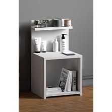 Gold Falez Komodin Raf Salon Ofis Dolabı Ceviz 32*35*63