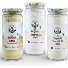 Mill & More +6 Ay Set -  Tam Pirinç Unu 320 G +  İnce İrmik 330 G +  Tam Yulaf Unu 300 G