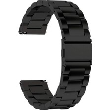 Microsonic Huawei Watch Ultimate 2 Metal Stainless Steel Kordon Siyah